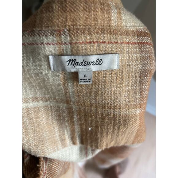 Madewell Flannel Shirt Small - Picture 3 of 3